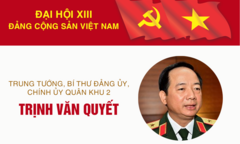 Infographic: Sự nghiệp Bí thư Đảng ủy, Chính ủy Quân khu 2 Trịnh Văn Quyết