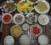 Ảnh: Mâm cơm ngày Tết của 3 miền làm từ đất sét sống động như thật