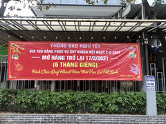 Điêu đứng giữa COVID-19, nhiều hàng quán Hà Nội đóng cửa nghỉ Tết sớm 