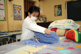 Kỳ nghỉ Tết đặc biệt của 62 học sinh tiểu học trong khu cách ly 