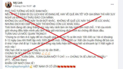 Tin giả PTT nói 'ai có ý định về quê ăn Tết thì nghĩ lại', doanh nghiệp lao đao