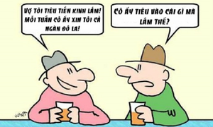 Vợ hoang phí cũng thua chồng ki bo