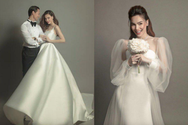 Hồ Ngọc Hà mặc váy cưới, Mr Đàm 'đặt gạch' chờ tiệc mừng