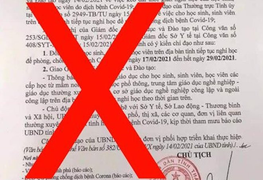 Mạo danh chủ tịch UBND tỉnh về hưu ký quyết định cho học sinh nghỉ