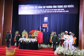 Lễ truy điệu, an táng nguyên Phó Thủ tướng Trương Vĩnh Trọng