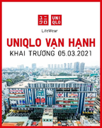 Cửa hàng UNIQLO Vạn Hạnh khai trương vào thứ Sáu, ngày 5/3