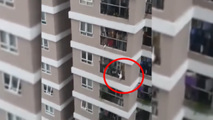 Video: Nam thanh niên cứu sống thần kỳ bé gái 2 tuổi rơi từ tầng 13 chung cư