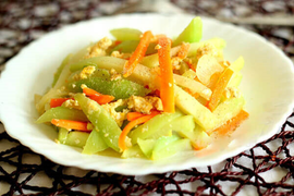 Món ngon mỗi ngày: Su hào xào trứng lạ miệng, dễ ăn