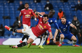 Bruno Fernandes mờ nhạt, Man Utd bị Chelsea níu chân 