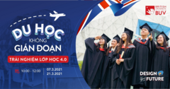 Cơ hội học tập với chương trình 'Du học không gián đoạn' của BUV