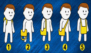 Trắc nghiệm vui đoán tính cách: Bạn thích mang túi theo kiểu nào?