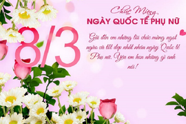 Thiệp chúc mừng 8/3 đẹp cho ngày Quốc tế Phụ nữ