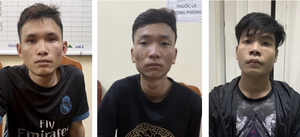 Tạm giữ 3 thanh niên chặn xe, cướp tài sản của công nhân trong đêm