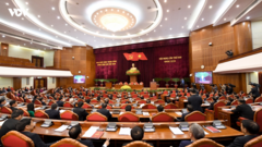 Toàn cảnh phiên bế mạc Hội nghị Trung ương 2, khóa XIII