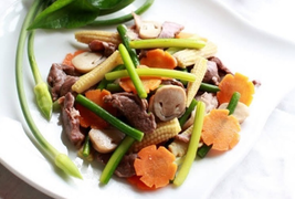 Món ngon mỗi ngày: Cách làm tim cật xào thập cẩm