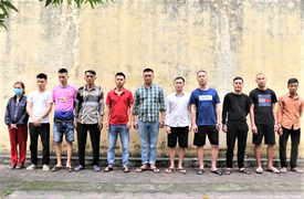 Triệt phá đường dây đánh bạc quy mô lớn, 11 người bị bắt