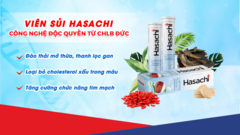 Viên sủi Hasachi: Sản phẩm cho người mỡ máu cao