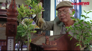 Video: Nghệ nhân chế tác mô hình đình làng bằng gỗ gụ nhỏ nhất Việt Nam