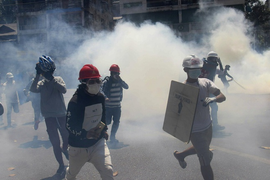 Nga lên tiếng về thương vong trong biểu tình Myanmar