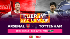 Xem 'Derby Bắc London' với gói tích hợp kênh K+ trên ứng dụng di động TV360