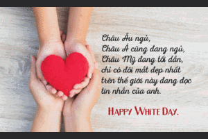 Lời chúc ngày Valentine trắng 14/3 ngọt ngào và ý nghĩa nhất