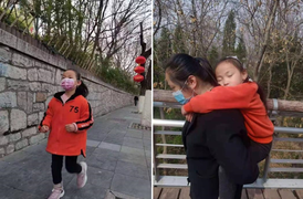 Bé gái Trung Quốc 7 tuổi chạy 10 km mỗi ngày mong được hiến tuỷ cứu chị