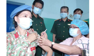 BV Quân y 175 tiêm vaccine COVID-19 cho lực lượng gìn giữ hòa bình Liên hợp quốc