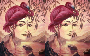 Trắc nghiệm vui đoán tính cách: Bạn nhìn thấy cô gái hay chim hồng hạc?