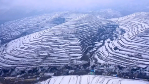 Video: Tuyết phủ trắng 13 triệu m2 ruộng bậc thang ở Trung Quốc