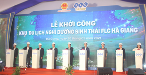 FLC khởi công khu du lịch sinh thái đa tiện ích bậc nhất Hà Giang