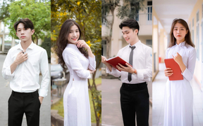 Vẻ đẹp trong trẻo của dàn nữ sinh, nam sinh tài năng, thanh lịch Hà Tĩnh