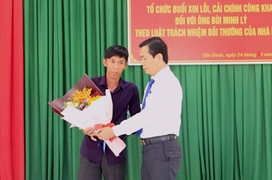 Bí thư đoàn bị kết án 3 năm tù oan: 'Tòa kính mong anh Lý nhận lời xin lỗi này'