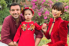 Con gái hơn 2 tuổi, thông thạo 2 ngôn ngữ của siêu mẫu Hà Anh