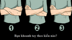 Trắc nghiệm vui đoán tính cách: Bạn khoanh tay theo kiểu nào?