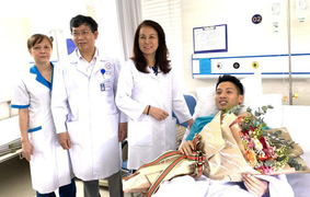 Hùng Dũng xuất viện, về Hà Nội