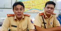 Khen thưởng hai CSGT TP.HCM 'mở đường' cho xe chở sản phụ tới bệnh viện