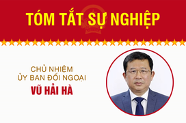 Infographic: Sự nghiệp Chủ nhiệm Ủy ban Đối ngoại Vũ Hải Hà