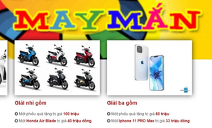 Cảnh báo khẩn chương trình khuyến mại trúng thưởng trên levang2021vn.com