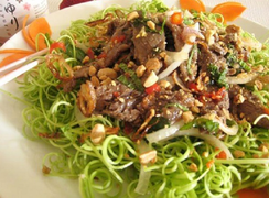 Món ngon mỗi ngày: Nộm rau muống thịt bò