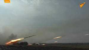 Video: Xem pháo binh và phi đội trực thăng Nga tập trận bắn đạn thật