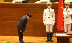 Ảnh: Thủ tướng Phạm Minh Chính tuyên thệ nhậm chức 