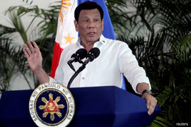 Ông Duterte cam kết giải quyết xung đột ngoại giao Trung Quốc - Philippines