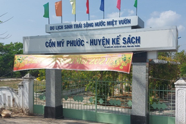 Cồn du lịch sinh thái Mỹ Phước ở Sóc Trăng sắp có nước sạch
