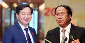 Trình Quốc hội phê chuẩn các Phó Thủ tướng Lê Minh Khái và Lê Văn Thành