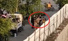 Xác minh clip CSGT túm tóc, đấm túi bụi nam thanh niên ở Hà Nội