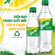 Sprite chuyển sang chai nhựa PET trong suốt tại Việt Nam