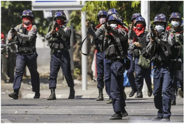 Ít nhất 10 cảnh sát Myanmar thiệt mạng