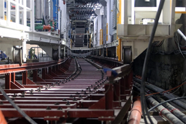 Ảnh: Robot 'Táo bạo' đào hầm ga S9 đường sắt Nhổn - ga Hà Nội