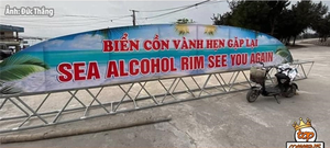 Khu du lịch Thái Bình sửa lại bảng tiếng Anh ngô nghê dịch Google