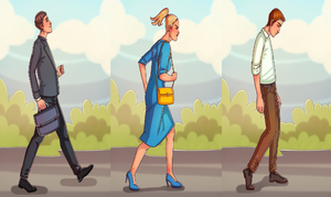 Trắc nghiệm vui: Đoán tính cách của bạn qua kiểu đi bộ 